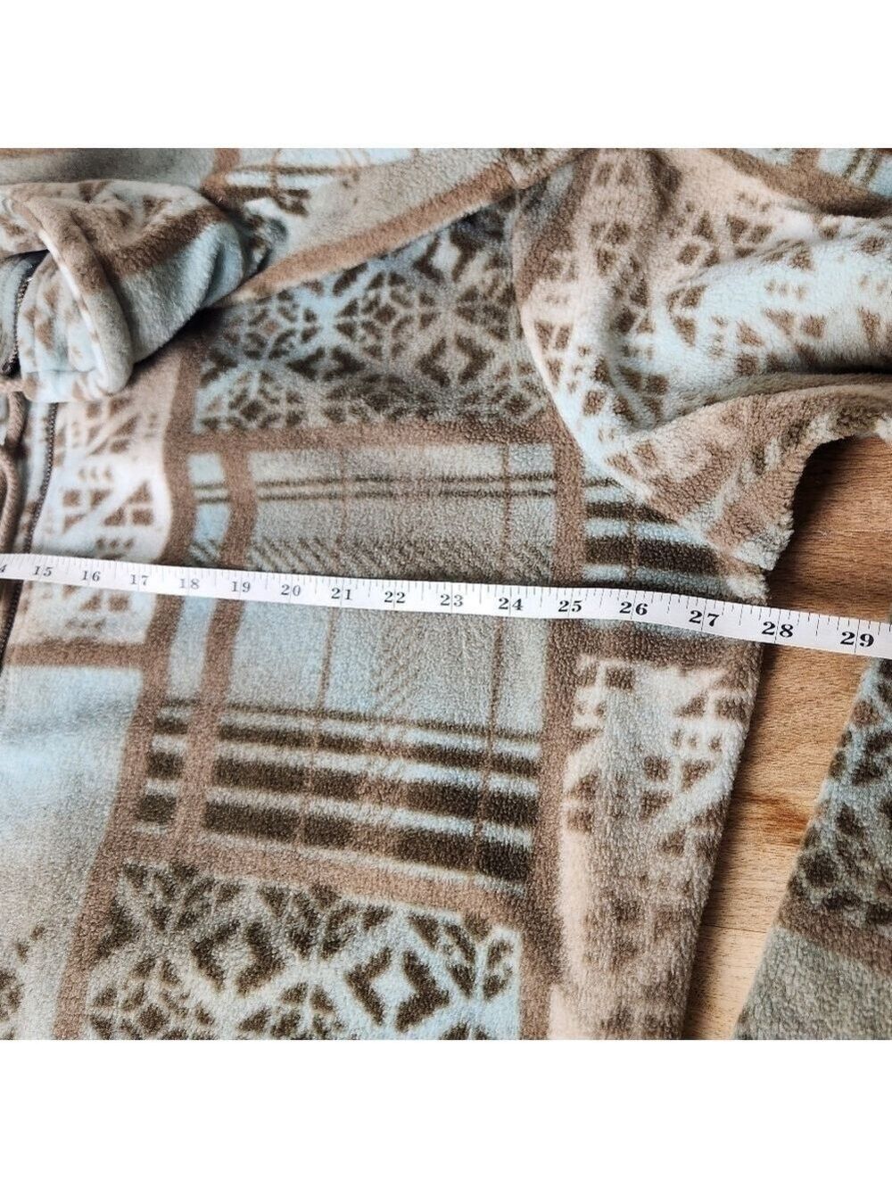 Vintage TanJay Cozy Fleece Coat Sweater 2X - Picture 9 of 12